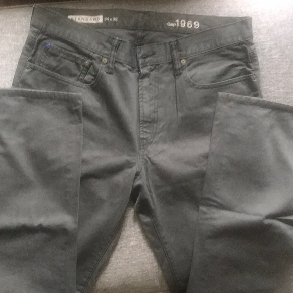 Barely Barely Used Gap Jeans 34/32 Dark Grey - Picture 4 of 4